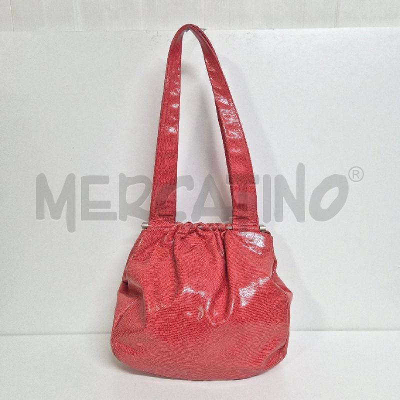 BORSA DONNA RENATO ANGI ARAGOSTA PELLE STAMPA RETTILE | Mercatino dell'Usato Cervia 1