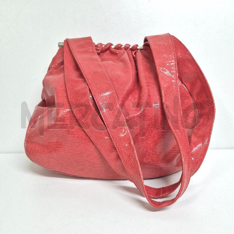 BORSA DONNA RENATO ANGI ARAGOSTA PELLE STAMPA RETTILE | Mercatino dell'Usato Cervia 2