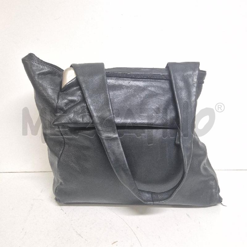 BORSA DONNA RENATO ANGI NERO PELLE | Mercatino dell'Usato Cervia 1