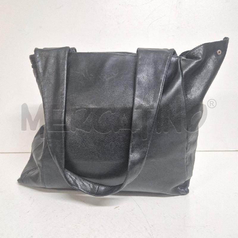 BORSA DONNA RENATO ANGI NERO PELLE | Mercatino dell'Usato Cervia 3