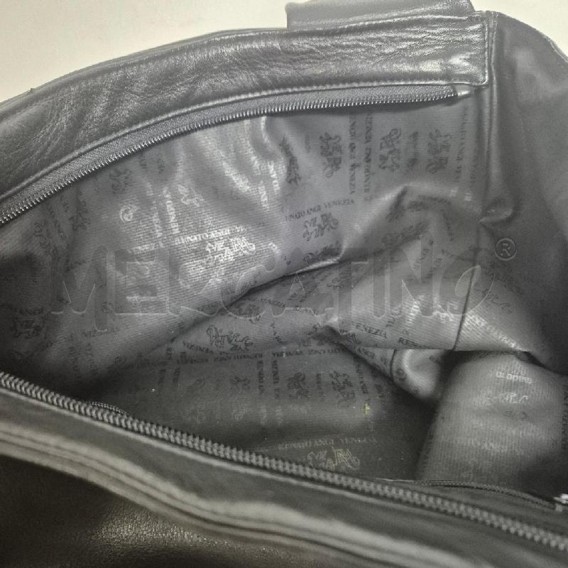 BORSA DONNA RENATO ANGI NERO PELLE | Mercatino dell'Usato Cervia 5