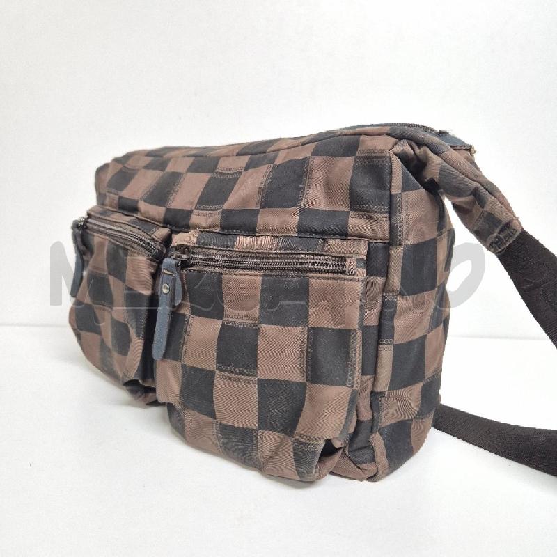 BORSA DONNA ROCCOBAROCCO MARRONE QUADRI | Mercatino dell'Usato Cervia 3