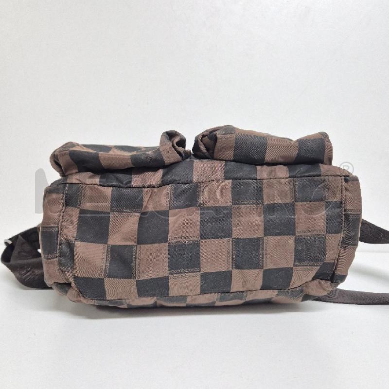 BORSA DONNA ROCCOBAROCCO MARRONE QUADRI | Mercatino dell'Usato Cervia 4