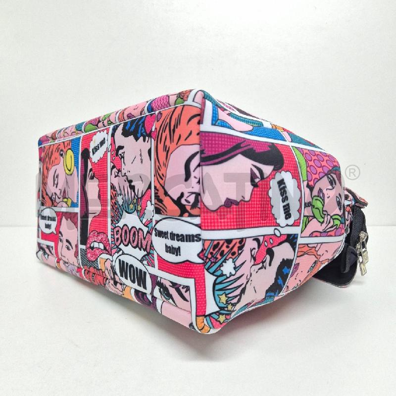 BORSA DONNA SAVE MY BAG ROSA CON FUMETTI | Mercatino dell'Usato Cervia 4