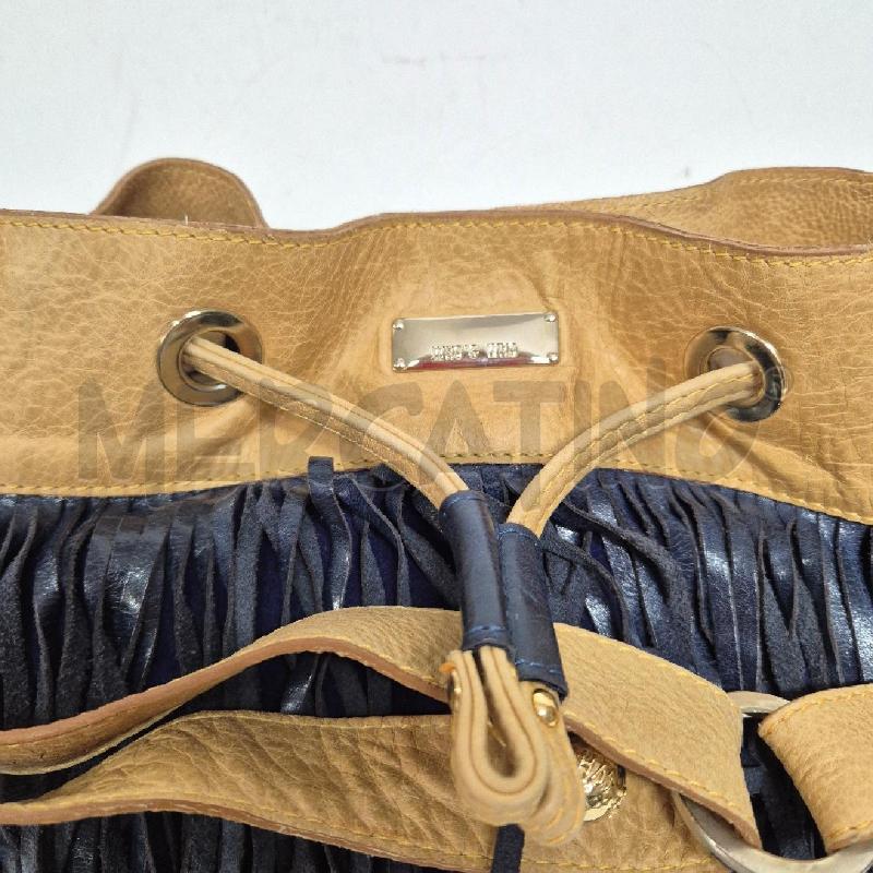 BORSA DONNA SECCHIELLO WHO'S WHO BLU FRANGE  | Mercatino dell'Usato Cervia 2