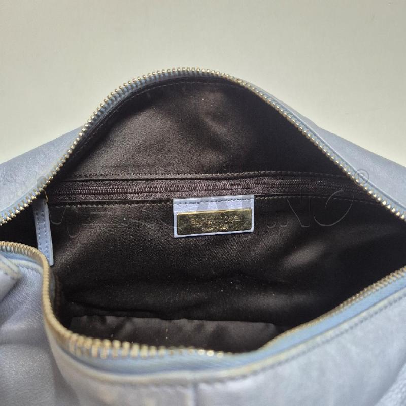 BORSA DONNA SERGIO ROSSI AZZURRO  | Mercatino dell'Usato Cervia 5