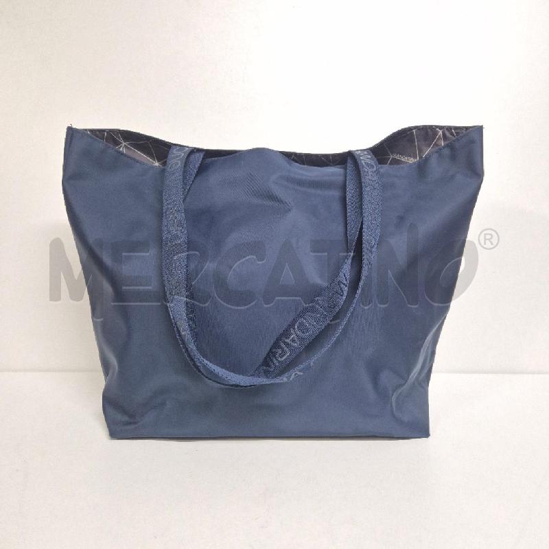 BORSA DONNA SHOPPER MANDARINA DUCK BLU | Mercatino dell'Usato Cervia 2