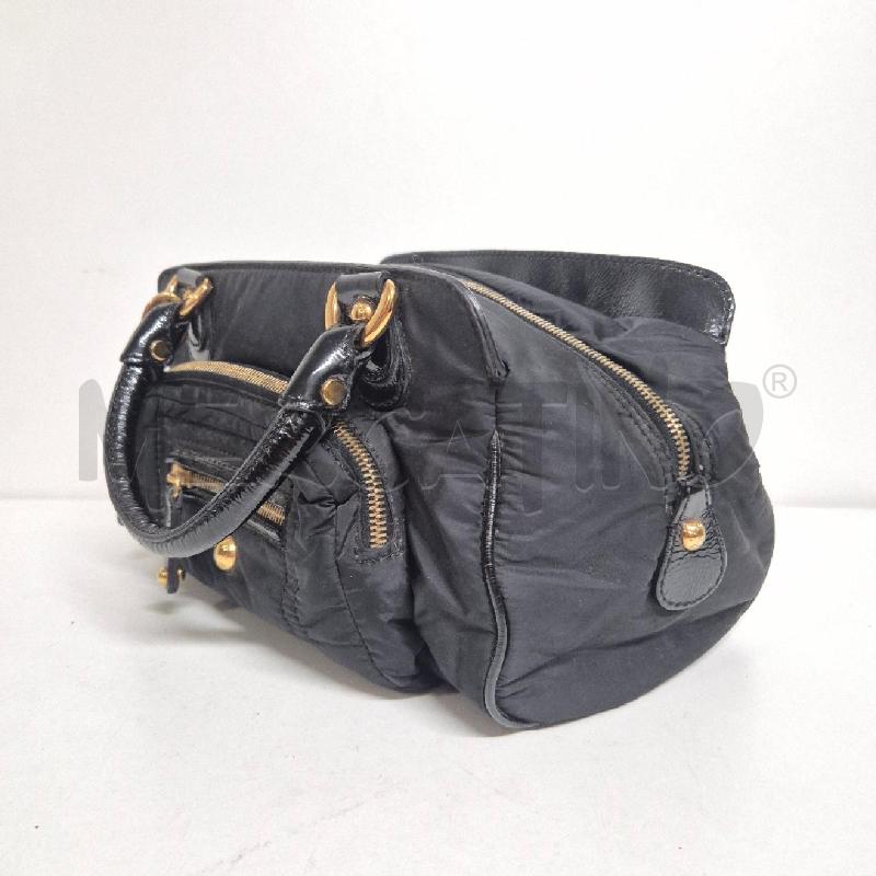 BORSA DONNA TOD'S NERA STOFFA E VERNICE | Mercatino dell'Usato Cervia 3