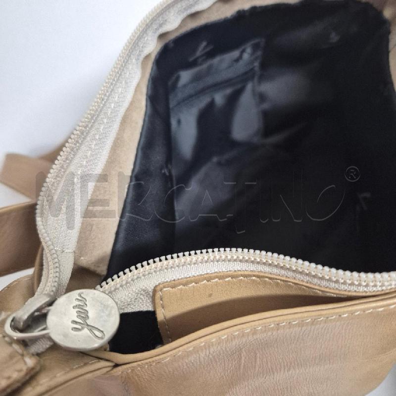 BORSA DONNA YURI PELLE BEIGE | Mercatino dell'Usato Cervia 5