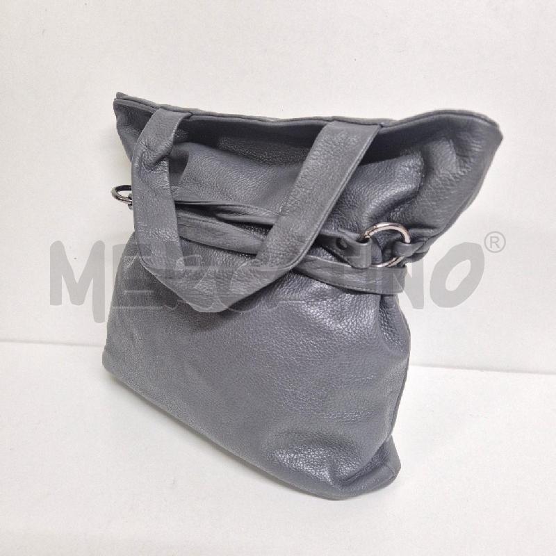 BORSA DONNA YURI PELLE GRIGIA  | Mercatino dell'Usato Cervia 3