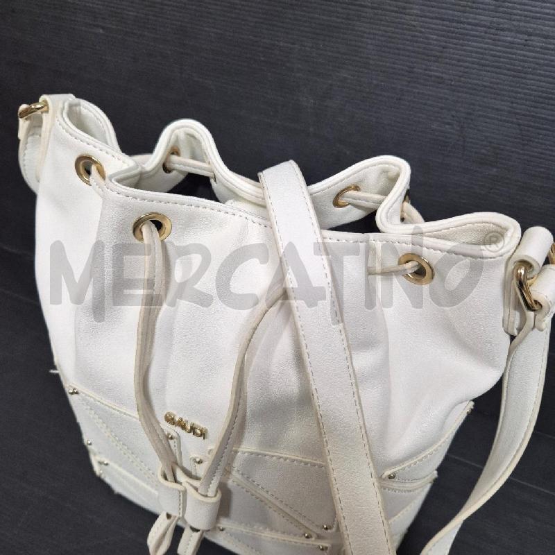 BORSA SECCHIELLO DONNA GAUDI BIANCA | Mercatino dell'Usato Cervia 2