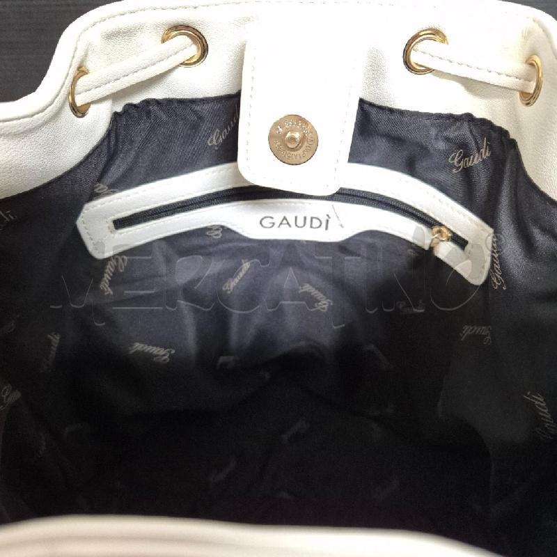 BORSA SECCHIELLO DONNA GAUDI BIANCA | Mercatino dell'Usato Cervia 5