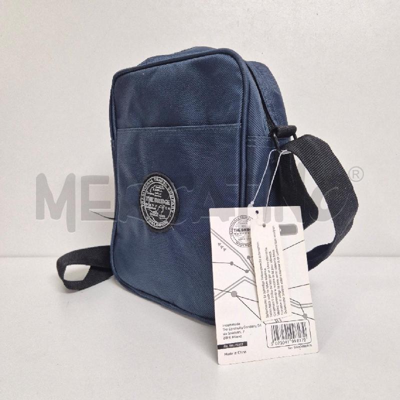 BORSELLO UOMO BLU/GRIGIO THE BRIDGE STOFFA | Mercatino dell'Usato Cervia 3