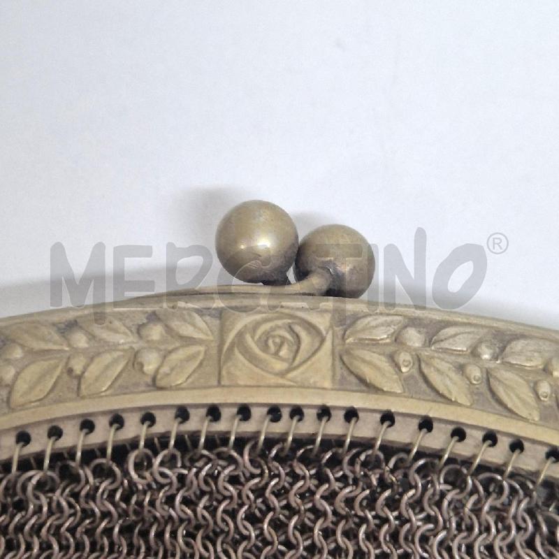 BORSETTA DONNA VINTAGE METALLO RETE | Mercatino dell'Usato Cervia 5