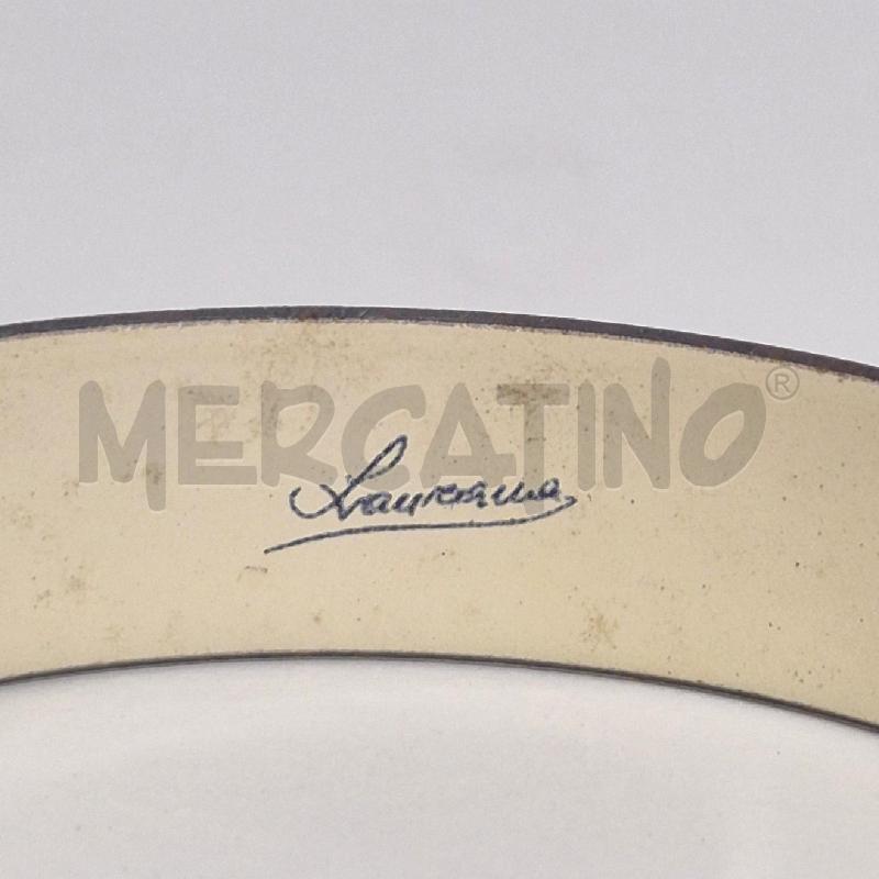 BRACCIALETTO LAURANA BIANCO RAME SMALTATO 800 GRADIO  | Mercatino dell'Usato Cervia 5