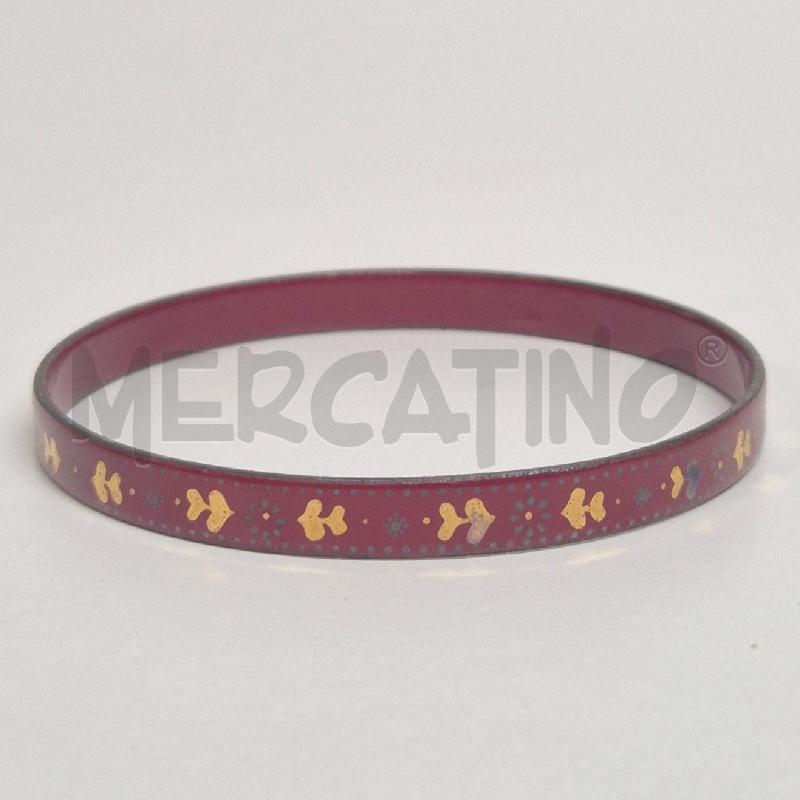 BRACCIALETTO LAURANA ROSSO RAME SMALTATO 800 GRADI | Mercatino dell'Usato Cervia 3