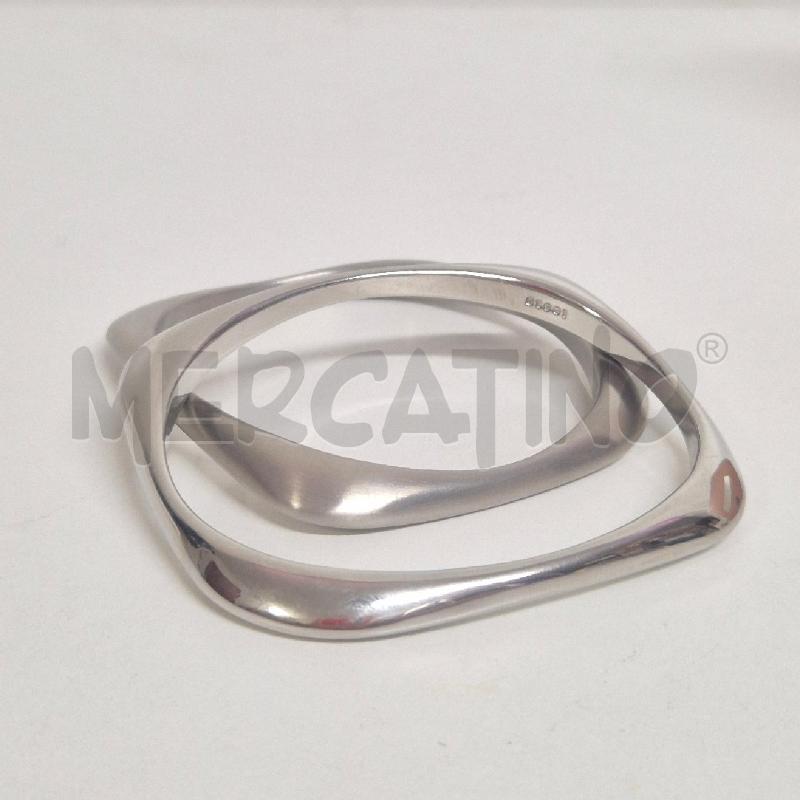 BRACCIALE BREIL X2 ACCIAIO LUCIDO E OPACO QUADRATO | Mercatino dell'Usato Cervia 2