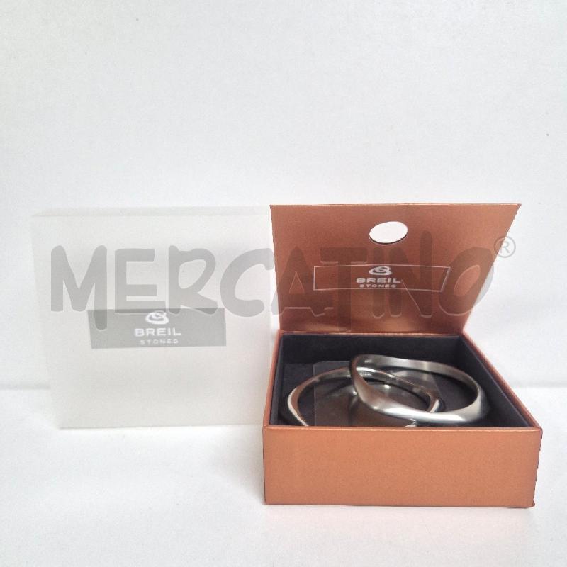 BRACCIALE BREIL X2 ACCIAIO LUCIDO E OPACO QUADRATO | Mercatino dell'Usato Cervia 5