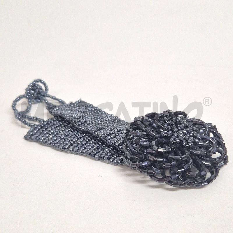 BRACCIALE PERLINE BLU FIORE  | Mercatino dell'Usato Cervia 2