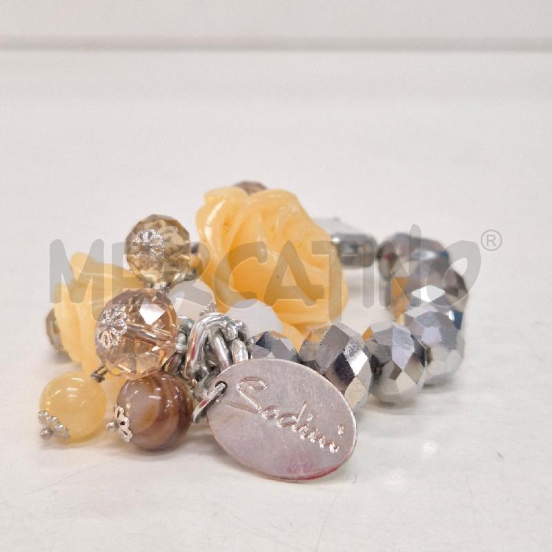 BRACCIALE SODINI CON FIORI  | Mercatino dell'Usato Cervia 5