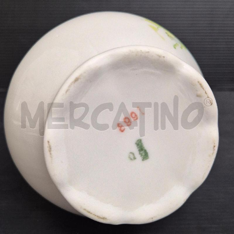 BRICCO GINORI BIANCO VERDE CON FIORI STAMPATI | Mercatino dell'Usato Cervia 5