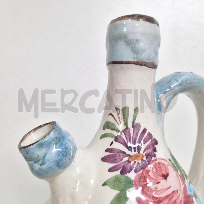 BROCCA CERAMICA BIANCA AZZURRA  | Mercatino dell'Usato Cervia 3