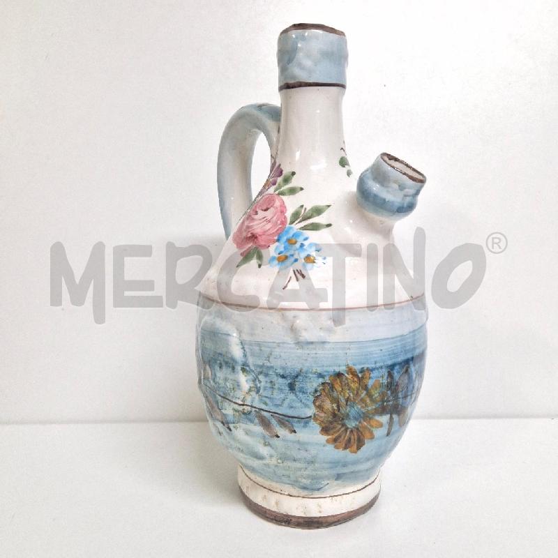 BROCCA CERAMICA BIANCA AZZURRA  | Mercatino dell'Usato Cervia 5