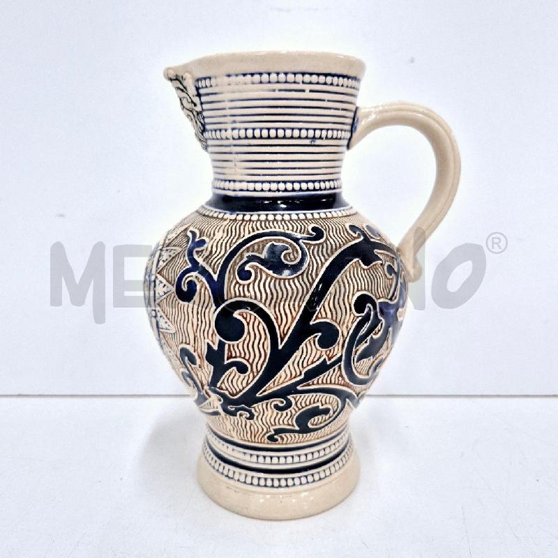 BROCCA CERAMICA NUMERATA DECORI RILIEVO CON STEMMA | Mercatino dell'Usato Cervia 1