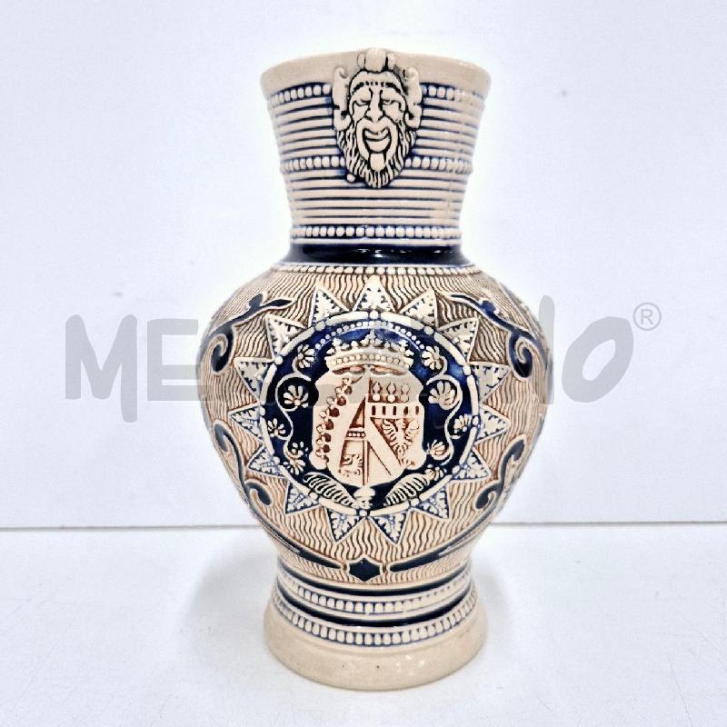 BROCCA CERAMICA NUMERATA DECORI RILIEVO CON STEMMA | Mercatino dell'Usato Cervia 2
