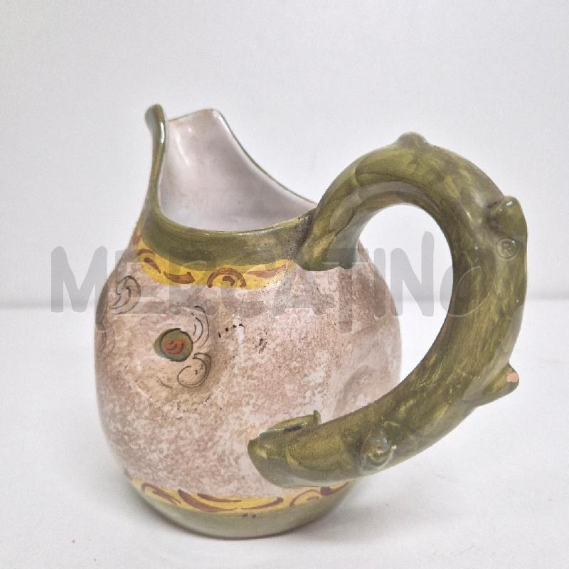 BROCCHETTA CERAMICHE ASSISI BEIGE VERDE | Mercatino dell'Usato Cervia 3