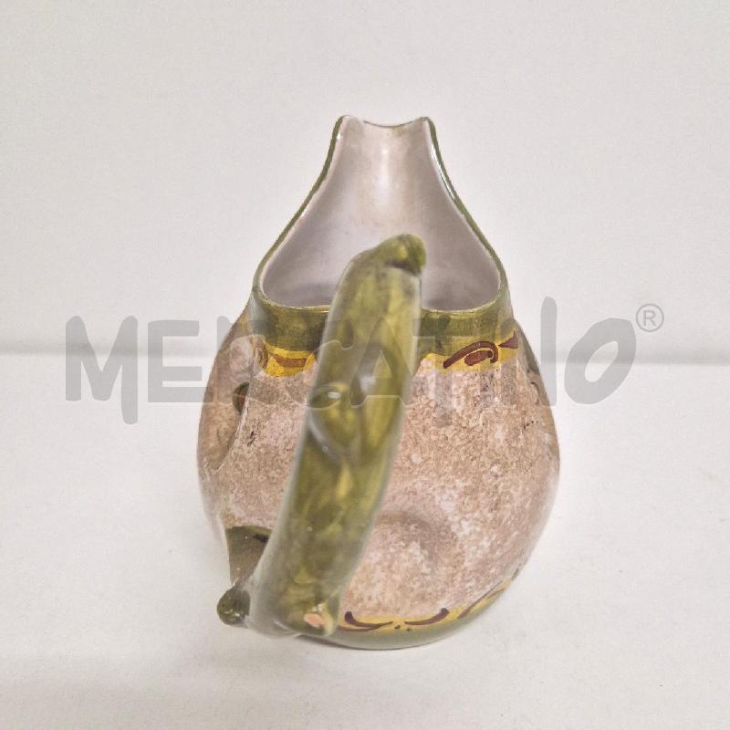 BROCCHETTA CERAMICHE ASSISI BEIGE VERDE | Mercatino dell'Usato Cervia 4