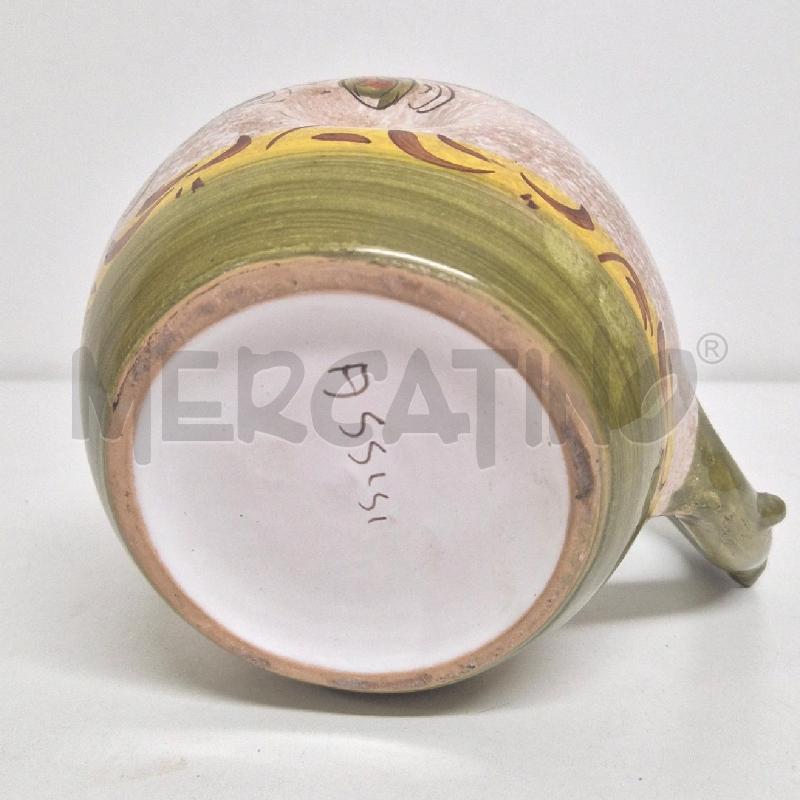 BROCCHETTA CERAMICHE ASSISI BEIGE VERDE | Mercatino dell'Usato Cervia 5