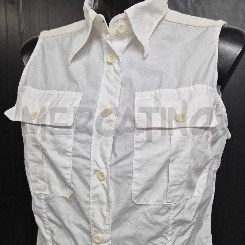 CAMICIA DONNA C.P COMPANY SMANICATA BIANCA | Mercatino dell'Usato Cervia 2