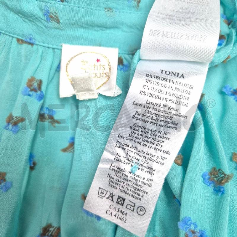 CAMICIA DONNA DES PETITS HAUTS AZZURRA FIORI | Mercatino dell'Usato Cervia 5