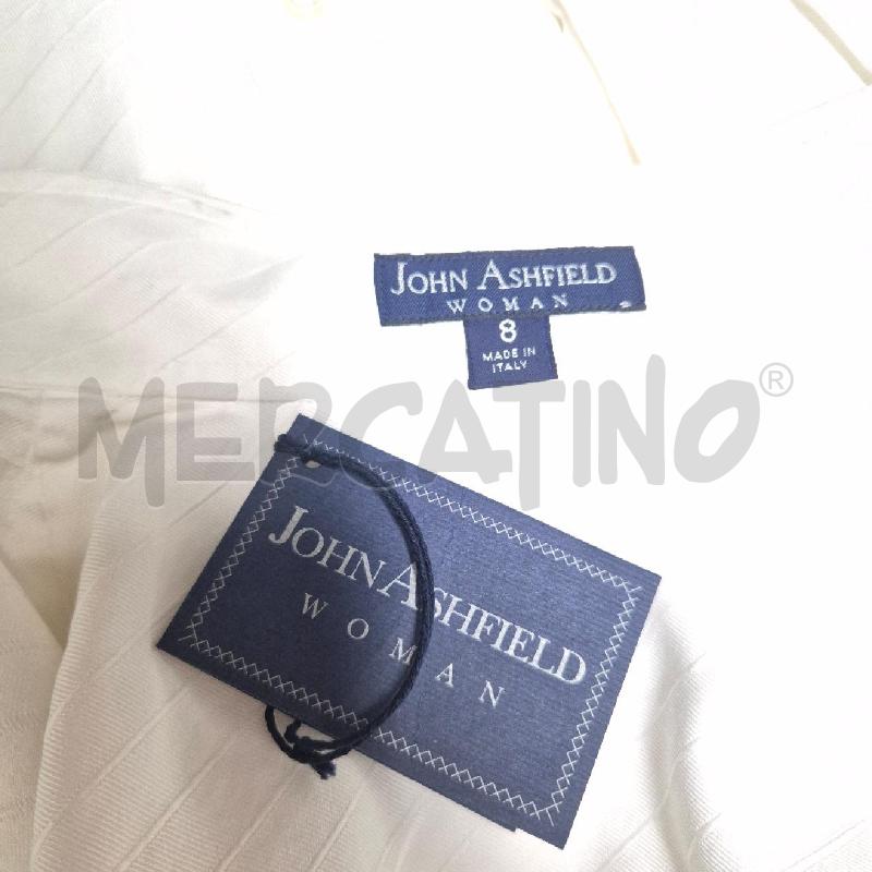 CAMICIA DONNA JOHN ASHFIELD BIANCA | Mercatino dell'Usato Cervia 5