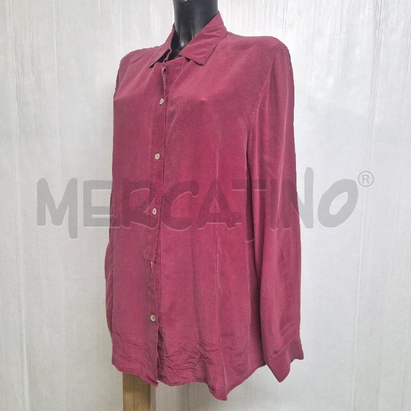 CAMICIA DONNA M. RINALDI BORDEAUX SETA | Mercatino dell'Usato Cervia 3