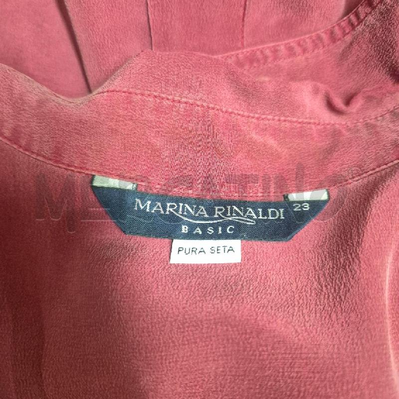 CAMICIA DONNA M. RINALDI BORDEAUX SETA | Mercatino dell'Usato Cervia 5