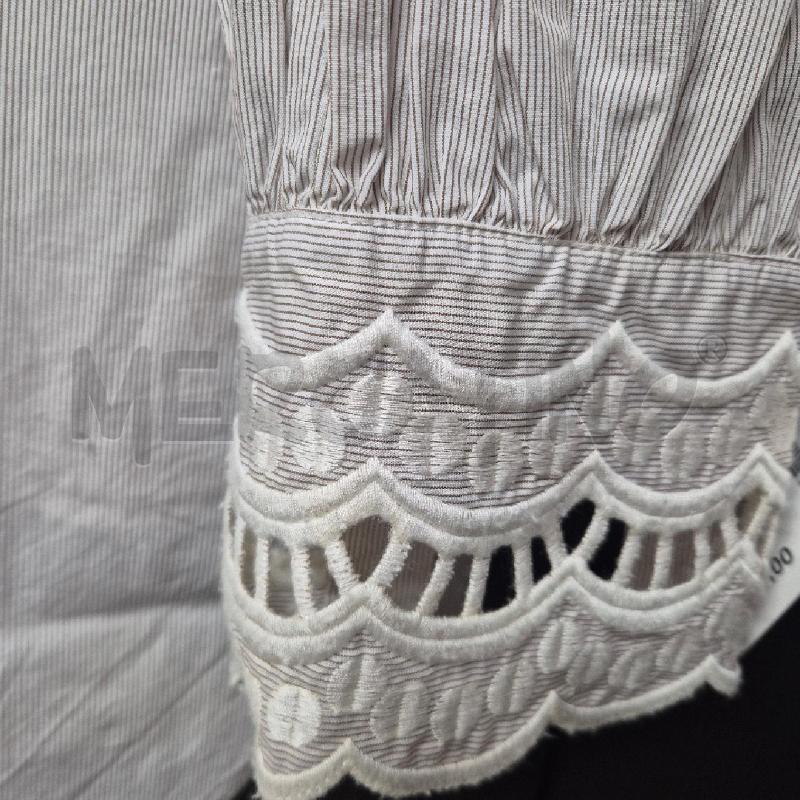 CAMICIA DONNA MA.. COUTURE BEIGE RIGHE | Mercatino dell'Usato Cervia 2