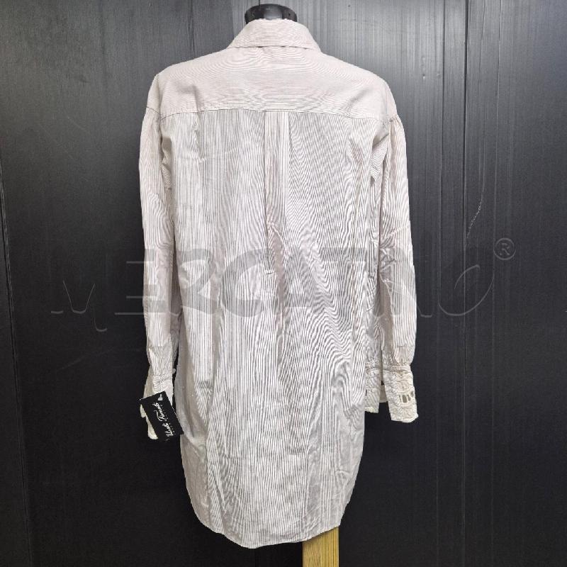 CAMICIA DONNA MA.. COUTURE BEIGE RIGHE | Mercatino dell'Usato Cervia 4