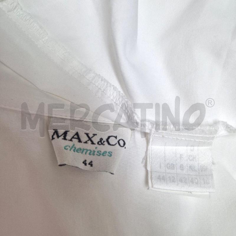 CAMICIA DONNA MAX&CO BIANCA | Mercatino dell'Usato Cervia 5