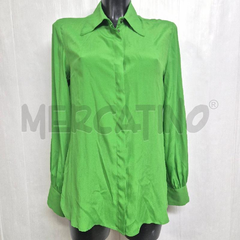 CAMICIA DONNA OTTOD'AME VERDE MISTO SETA | Mercatino dell'Usato Cervia 1