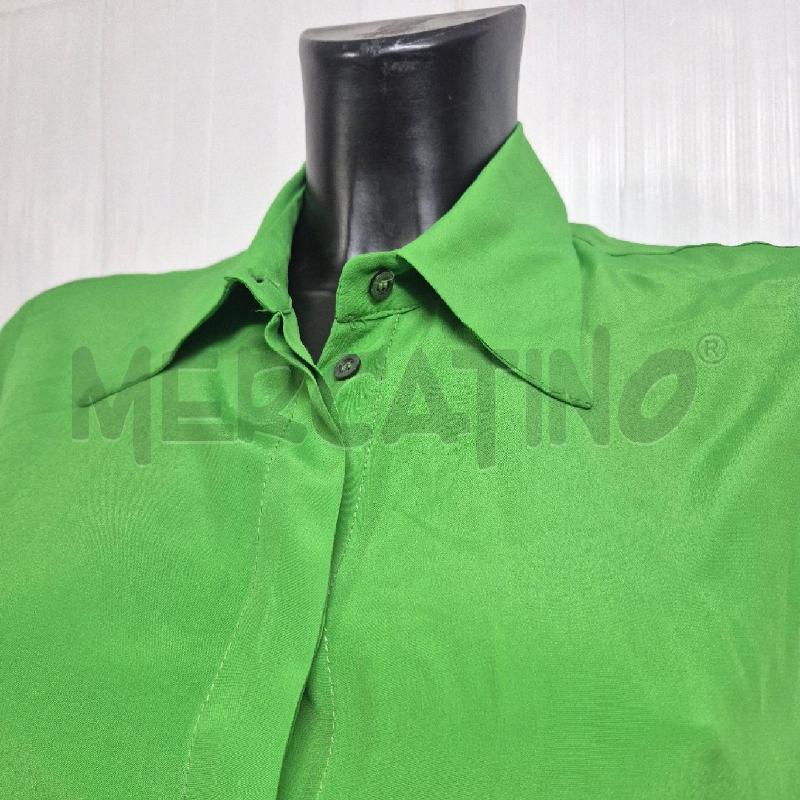 CAMICIA DONNA OTTOD'AME VERDE MISTO SETA | Mercatino dell'Usato Cervia 2