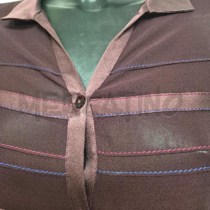 CAMICIA DONNA PANCALDI BORDEAUX SETA | Mercatino dell'Usato Cervia 2