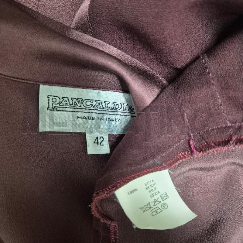 CAMICIA DONNA PANCALDI BORDEAUX SETA | Mercatino dell'Usato Cervia 5