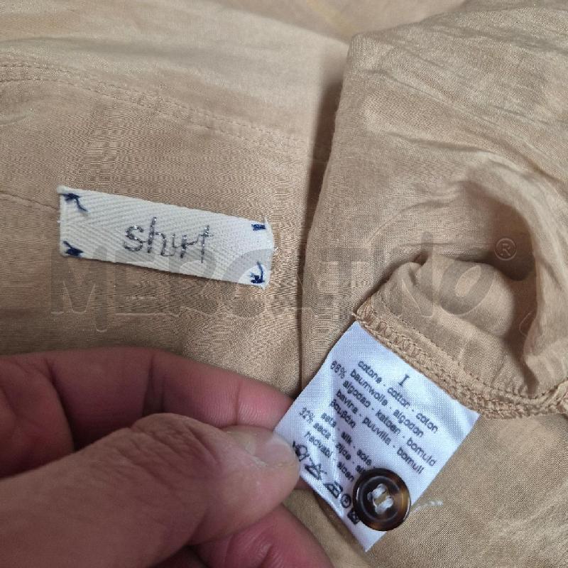 CAMICIA DONNA SHIRT SABBIA SETA/COTONE | Mercatino dell'Usato Cervia 5