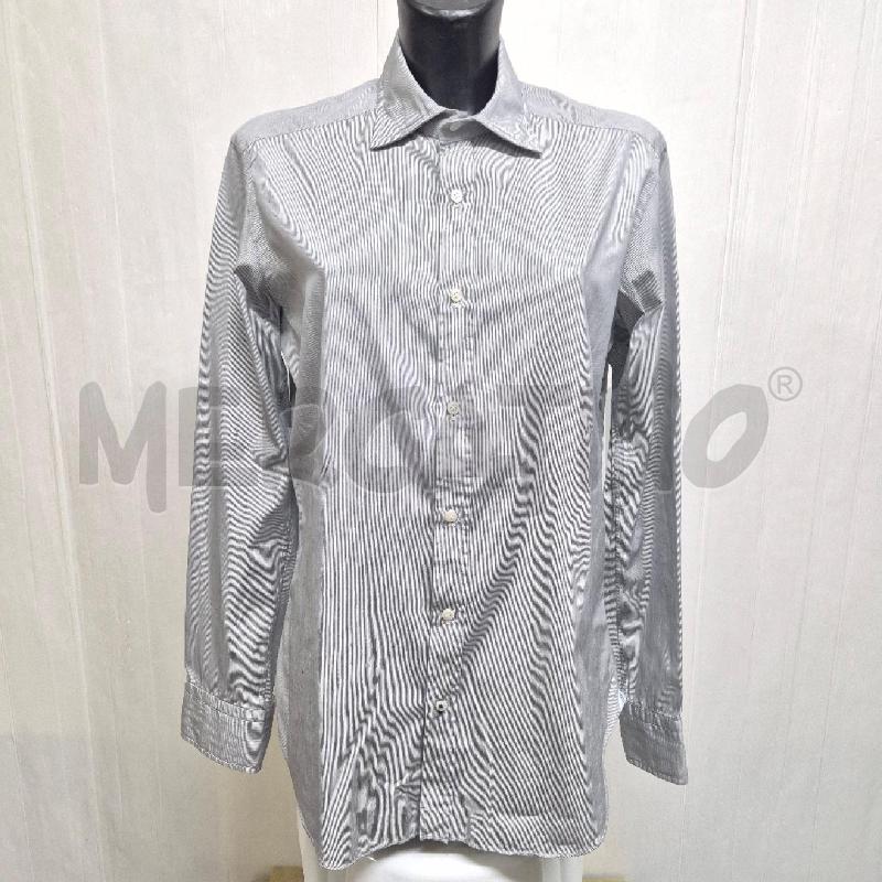 CAMICIA DONNA TRUZZI GESSATA BIANCA NERA | Mercatino dell'Usato Cervia 1