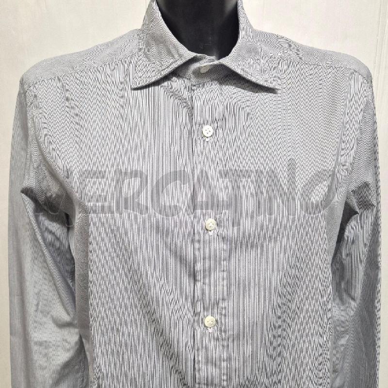 CAMICIA DONNA TRUZZI GESSATA BIANCA NERA | Mercatino dell'Usato Cervia 2