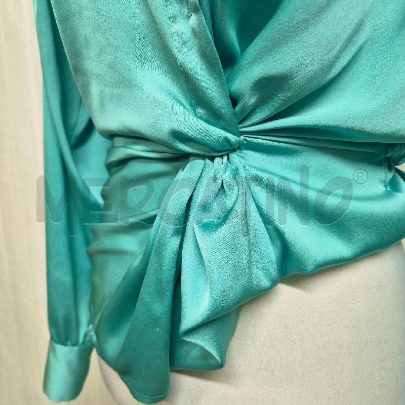 CAMICIA DONNA TWINSET VERDE NODO | Mercatino dell'Usato Cervia 2