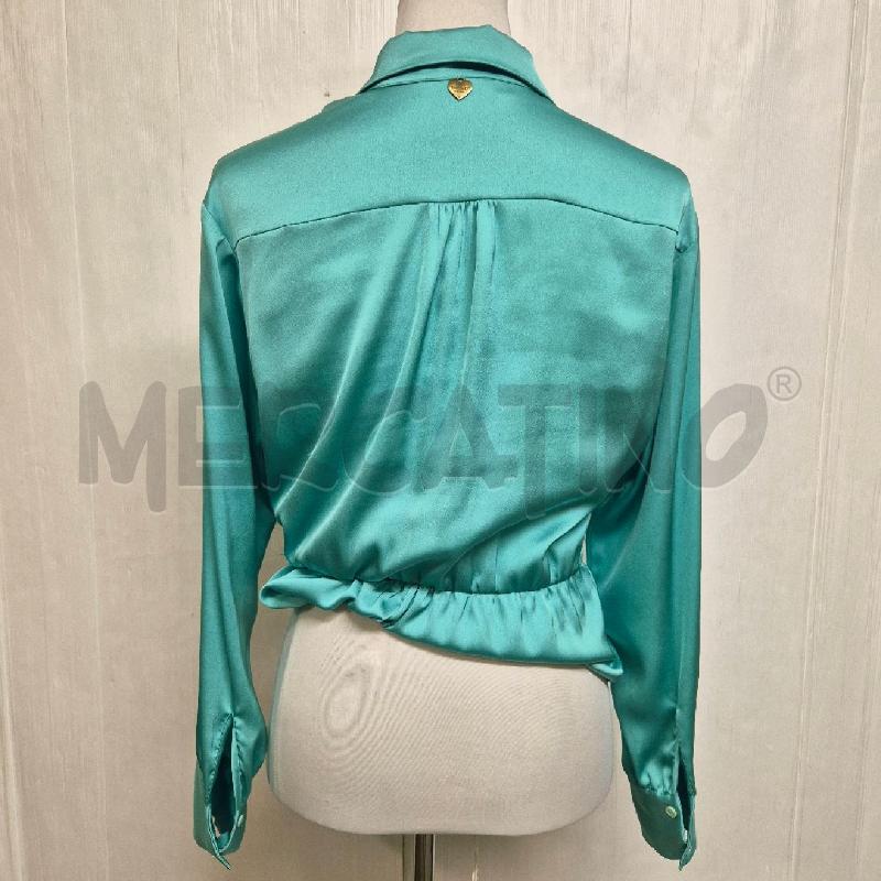 CAMICIA DONNA TWINSET VERDE NODO | Mercatino dell'Usato Cervia 3