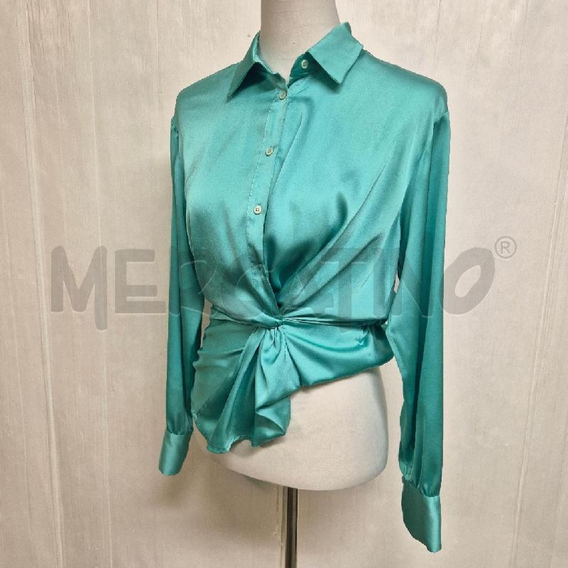 CAMICIA DONNA TWINSET VERDE NODO | Mercatino dell'Usato Cervia 4